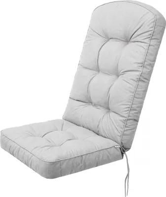 Produktbild von Poduszka na meble ogrodowe PillowPrim, na krzesła lub leżak, na balkon, na zewnątrz, pokrowiec na leżak, poduszka, sofa, warstwa antypoślizgowa, szara, 145 x 56 x 10 cm