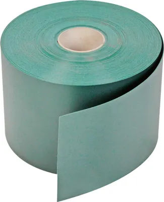 Image de Alberts 642495 Bande de protection visuelle en rouleau, à tresser pour des treillis à double barre, robuste et indéformable, vert RAL 6005, rouleau de 50 m, hauteur 19 cm