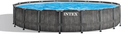 Immagine prodotto di INTEX Piscina con cornice in legno grigio 549x122 26744NP