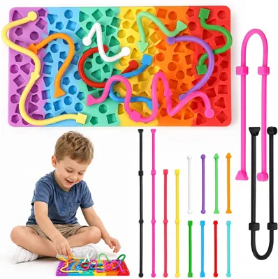 Produktbild von Sensorisches Aktivitätspanel aus Silikon – Beschäftigungsspielzeug für Kinder und Erwachsene