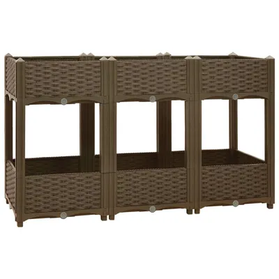 Produktbild von vidaXL Hochbeet 120x40x71 cm Polypropylen