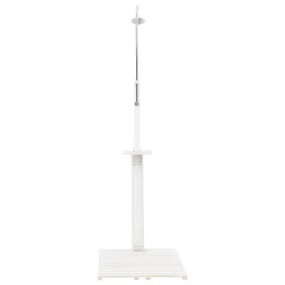Produktbild von Vidaxl Outdoor Duschholz weiß weiß