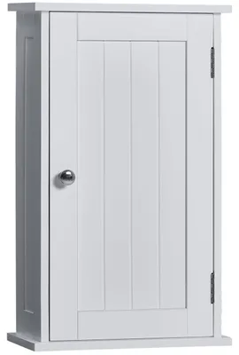 Obrázek produktu pro Koupelnový nábytek, 50x30x14 cm, bílý, nástěnná montáž, koupelnová polička