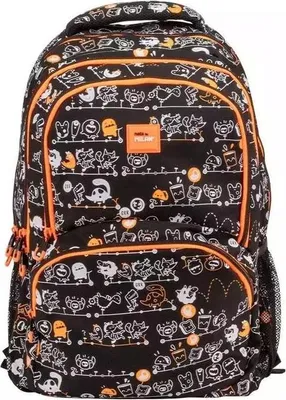 Zdjęcie produktu dla Plecak Tandem Milan czarny 46,5 x 30 x 17 cm