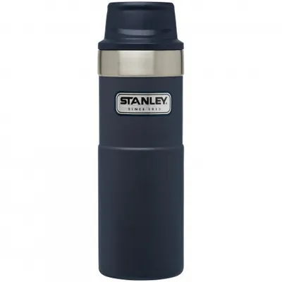 Image de Stanley Legendary Classic Gobelet isotherme sous vide à une main 0.47 L, acier inoxydable 18/8, double paroi isolée sous vide, Gobelet isotherme Gobelet à café Gobelet à thé Gobelet à boire