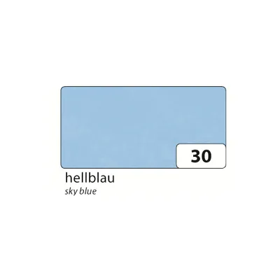 Produktbild von folia Transparentpapier 700 x 1.000 mm 42 g/qm hellblau 25 Bögen