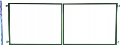 Obrázok produktu pre Brána RAMA pre stĺpiky a panely, 150 cm, zelená RAL6005 | Stĺpiky RAMKA