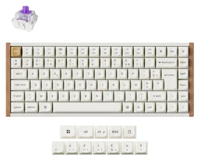 Obrázek produktu pro Klávesnice K2 HE s magnetickými klávesami, 2,4 GHz / Bluetooth 5.2, RGB podsvícení
