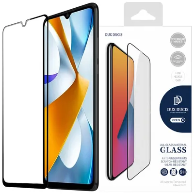 Obrázek produktu pro Dux Ducis All Glass Full Screen ochranné sklo na Xiaomi Poco C40, černé