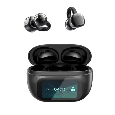 Produktbild von Open Ear Kopfhörer, Open-Ear-Clip Kabellose Kopfhörer mit Intelligenter Touchscreen, Bluetooth 5.4 Clip On Kopfhörer, 30 Std Laufzeit, KI-Übersetzung