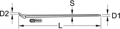 Immagine prodotto di KS TOOLS EDELSTAHL Nageleisen, 1200 mm ( 964.3215 )