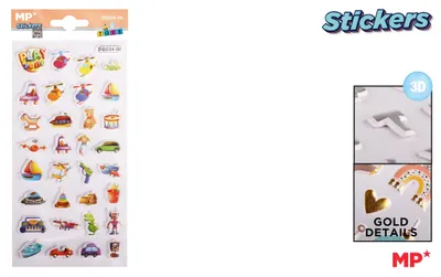 Produktbild von 3D Aufkleber für Spielzeug