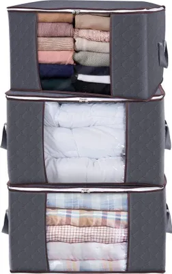 Produktbild von Famanu Kleiderhülle Organizer Aufbewahrungstasche - Faltbar, 90 Liter