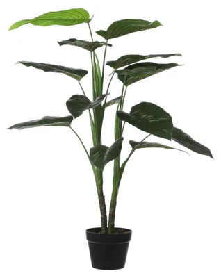 Obrázok produktu pre Sľudové dekorácie Philodendron umelá rastlina - H100 x Ø70 cm - zelená