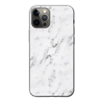 Produktbild von MuchoWow® Handyhülle Schutzhülle Hülle für iPhone 13 Pro Marmor - Luxus - Weiß - Grau - Marmoroptik Silikon Softcase Handy Hülle - Handy-Tasche
