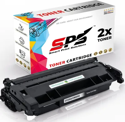 A toner cartridge and its packaging are displayed against a white background.