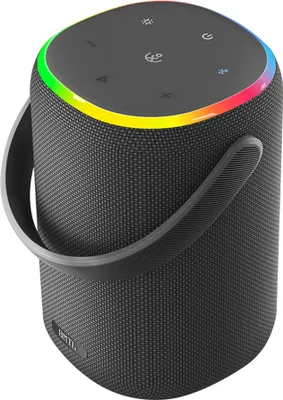 Produktbild von Tragbarer Bluetooth-Lautsprecher, IPX7 wasserdicht 60W, Dual-Anschluss, RGB-Lichter, Klangmodi, Stereo Mobiler Lautsprecher Kabelloser Lautsprecher