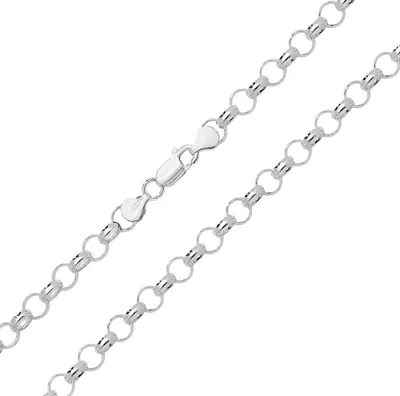 Produktbild von 925 Sterling Silber Herren/Damen - Erbs Kette - 76cm*6mm; TRS16740L30