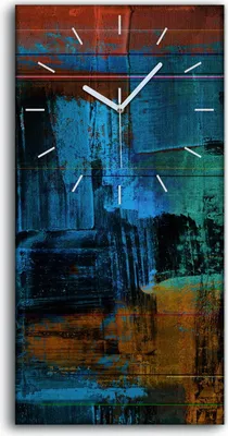 Produktbild von Wanduhr Leinwand Bild Uhr Geräuschlos 30x60 Foto Bild Abstrakte Hintergründe - weiße Hände