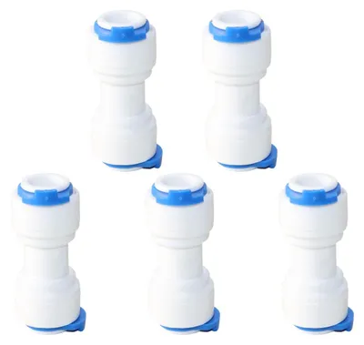5er-Pack 3/8" gerade Schnellverbindung für Wasserfilter