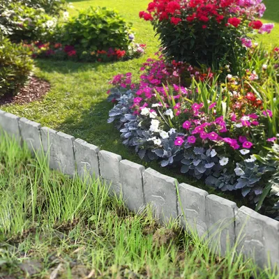 Produktbild von [casa.pro] Sada 40 ks Palisade Grey s kamennou optikou Dĺžka 1000cm