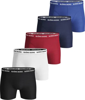 Obrázek produktu pro Björn Borg 5-Pack Boxerky Multicoloured - velikost S