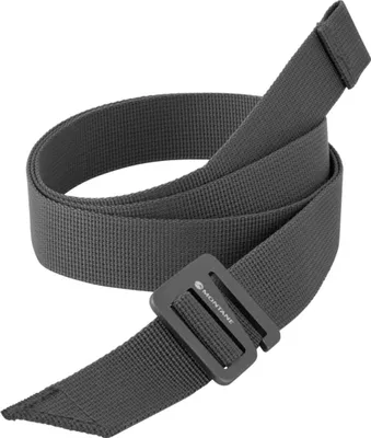25MM BELT von Montane; grauer Riemen mit Schnalle; geeignet für Rucksäcke und Taschen.