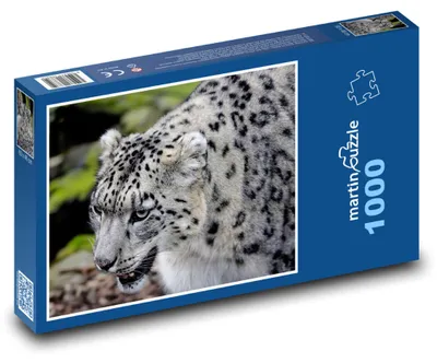 Produktbild von Puzzle 1000 Schneeleopard in der Natur - martinpuzzle