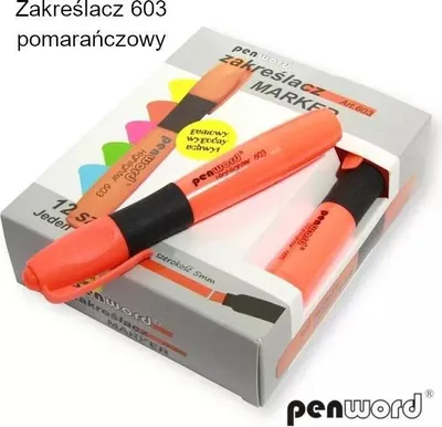 Zdjęcie produktu dla Zakreślacz pomarańczowy (12szt)