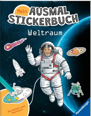 Produktbild von Mein Ausmalstickerbuch - Weltraum