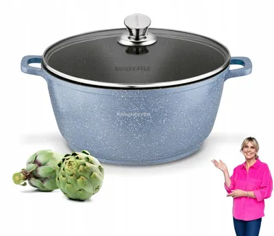 Image de Konighoffer Pollo Blue Garnek Marmurkowy Induction 6,3 L