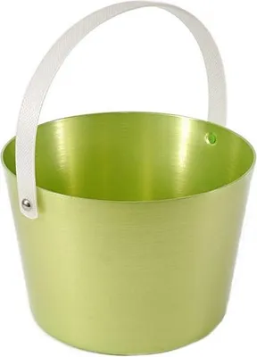 Produktbild von Sauna Aufgusskübel birken-grün mit flexiblem Tragegurt