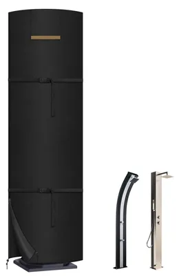 Immagine prodotto di Copertura per doccia solare, resistente alle intemperie, dimensioni 220x67 cm, impermeabile, resistente ai raggi UV, tessuto Oxford 420D