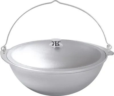 Produktbild von Kazan Asien Koch-Topf Tatarskij mit Bügel und Deckel Kasan WOK 6 L Liter CAMPING Aluguss