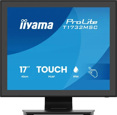Obrázok produktu pre iiyama ProLite T1732MSC-B2S, 43,2 cm (17"), 1280 x 1024 px, SXGA, LED, 5 ms, Čierna