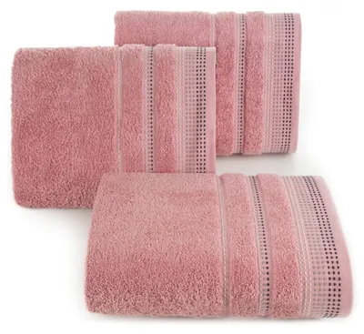 Zdjęcie produktu dla Eurofirany 40347, 50 x 90 cm, Bawełna, Różowy, 1 szt.