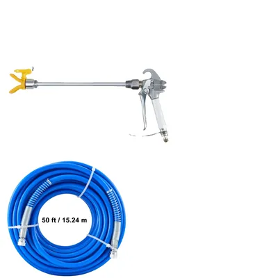 Obrázok produktu pre Súprava bezvzduchovej striekacej hadice, tlak 3600 PSI, 50 stôp odolná hadica, 50 stôp
