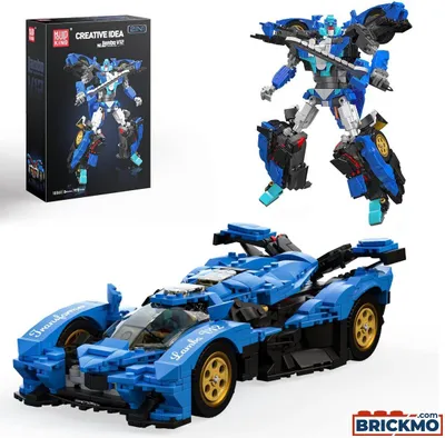 Produktbild von Mould King Creative Ideas 2in1 Lambo Roboter 10061