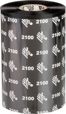 Obrázek produktu pro Zebra 2100 Wax, 450 m, 15,6 cm, 12 kusů, Černá, Vosk, 2,5 cm