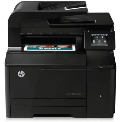 Produktbild von HP LaserJet Pro 200M276NW - Laser-Multifunktionsdrucker - Farbe - Kopierer/Fax/Drucker/Scanner - 600 x 600 dpi Druckauflösung - 14 Seiten/Min. Mono/14 ppm Farbdruck - 14 cpm Kopiergeschwindigkeit Schwarz/Weiß - 14 cpm Kopiergeschwindigkeit Farbe - Touchscreen - 1200 dpi Scanauflösung - Duplexdruck, Manuelle - 150 Blatt Papierzufuhr - Fast Ethernet - Wireless LAN - USB