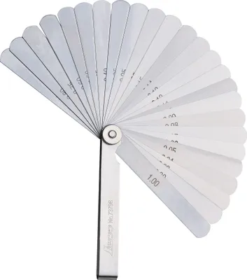Produktbild von Shinwa 73796 Fühlerlehre 100 mm mit 25 Fühlern