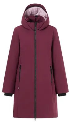 Image de Veste isolante "Marron" pour femmes, imperméable, modèle RG13222 (taille 40), couleur marron/violet pastel