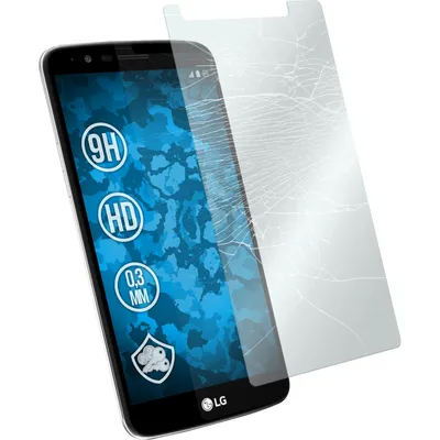Produktbild von 2er-Pack PhoneNatic Glas-Folie klar  kompatibel mit LG Stylus 3 - Panzerglas für Stylus 3