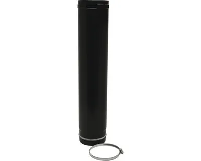 Produktbild von Pellet Fixrohr Ø100mm 1m schwarz
