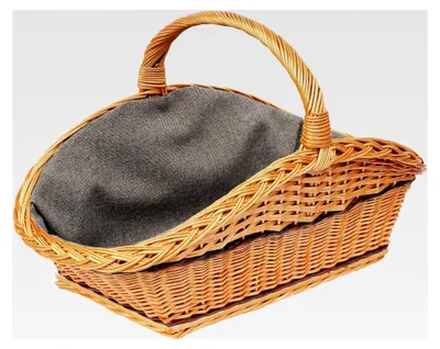 Produktbild von Kaminholzkorb aus Jute und Weide