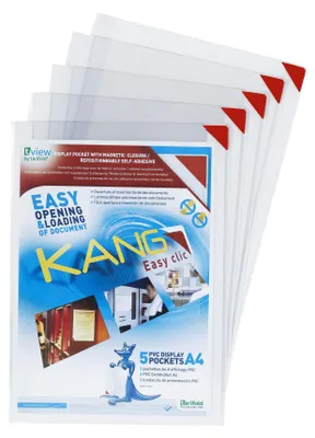 Image de tarifold tview Magnet-Tasche KANG Easy clic, DIN A4, rot