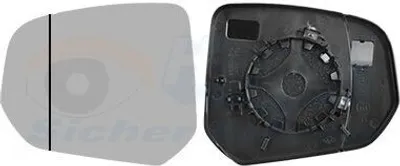 Produktbild von VAN WEZEL Spiegelglas Außenspiegel Links für FORD Tourneo Connect / Grand Tourneo Connect V408 Kombi Asphärisch 1930831