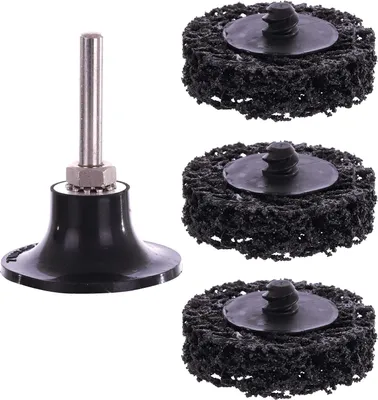 Produktbild von Schleifscheibensatz Zur Rost- Und Lackentfernung 50Mm Vlies 3 Stk