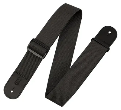Produktbild von Levys Leathers M8POLY-BLK 2" Poly Gitarrengurt Schwarz