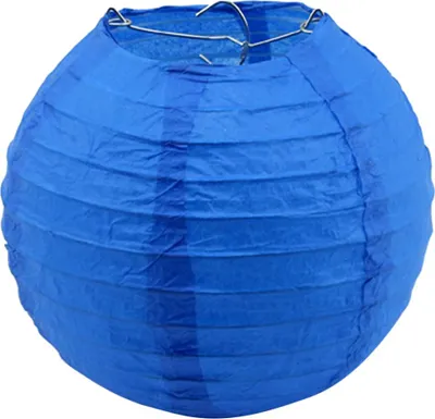 Obrázek produktu pro Papírové lucerny 8'' Venkovní párty dekorace Dekorace do obývacího pokoje pro narozeniny Svatba Modrá